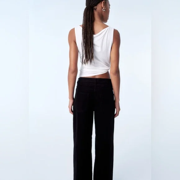 H&M Wide-Leg Corduroy Pants - Picture 3 of 5
